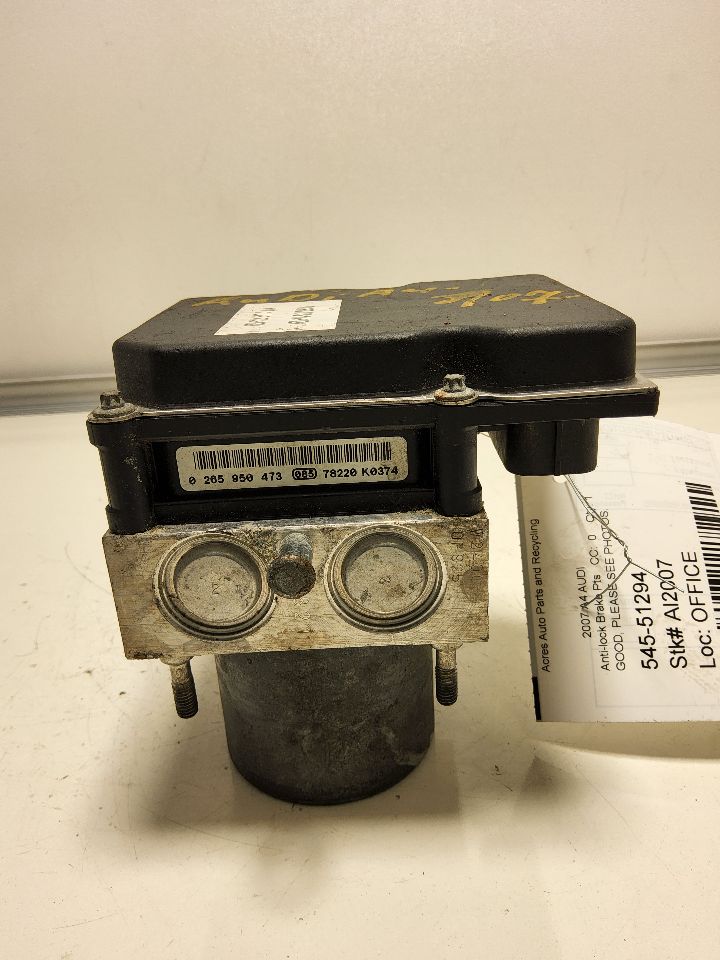 2007 AUDI A4 Anti-lock Brake Pts - 1189 — photo 3