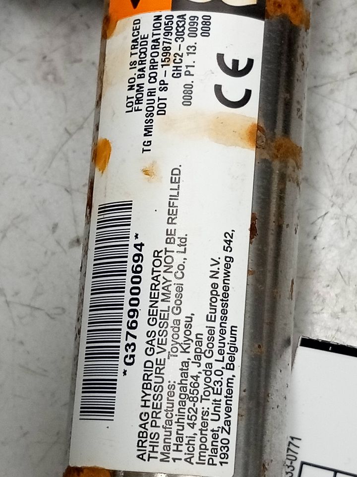 2020 SUBARU LEGACY Right AIR BAG - 123616 — photo 3