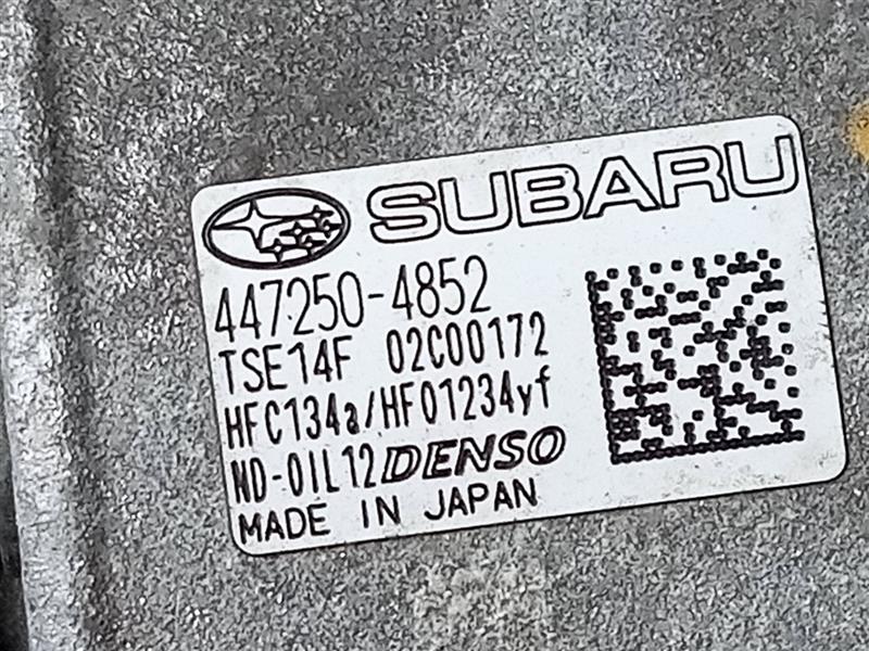 2020 SUBARU LEGACY AC COMPRESSOR - 125269 — photo 3