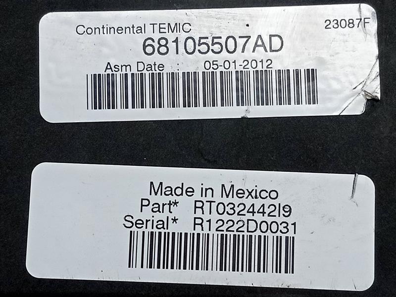 2012 DODGE CARAVAN Chassis Cont Mod - 128295 — photo 6