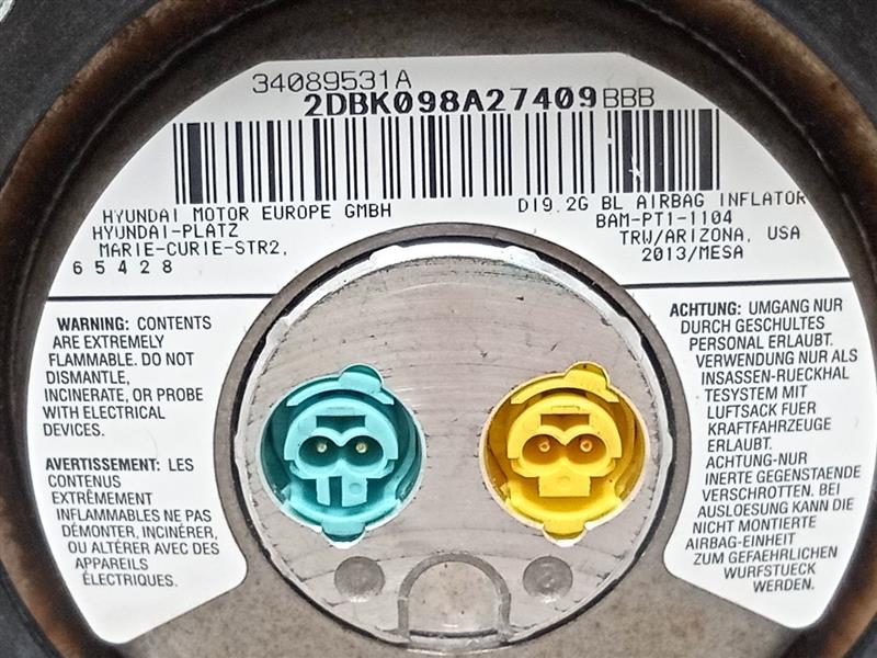 2013 HYUNDAI SONATA Left AIR BAG - 128331 — photo 4
