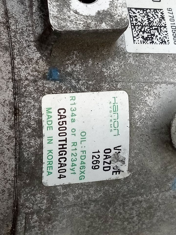 2017 KIA OPTIMA AC COMPRESSOR - 128632 — photo 5