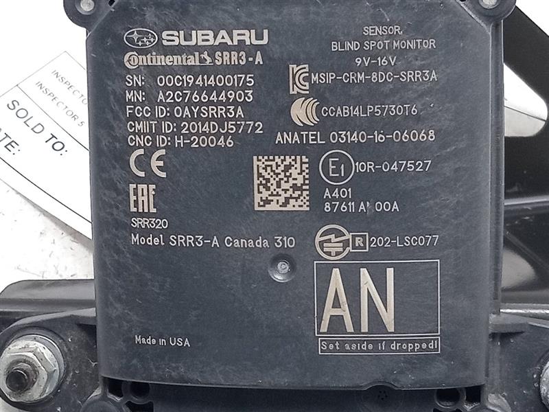 2020 SUBARU LEGACY Chassis Cont Mod - 128796 — photo 3