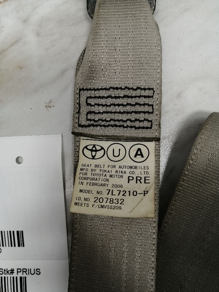 2006 TOYOTA PRIUS Seat Belt, Front - 1300 — photo 7