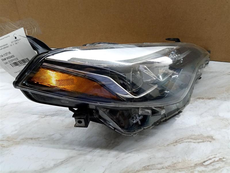 2017 TOYOTA COROLLA 4cyl Gasoline 1.8 Right HEADLAMP ASSEMBLY - 134653 — photo 2