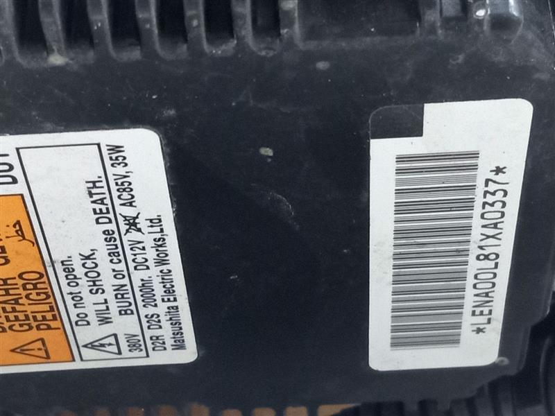 2009 NISSAN MURANO Left HEADLAMP ASSEMBLY - 136314 — photo 8