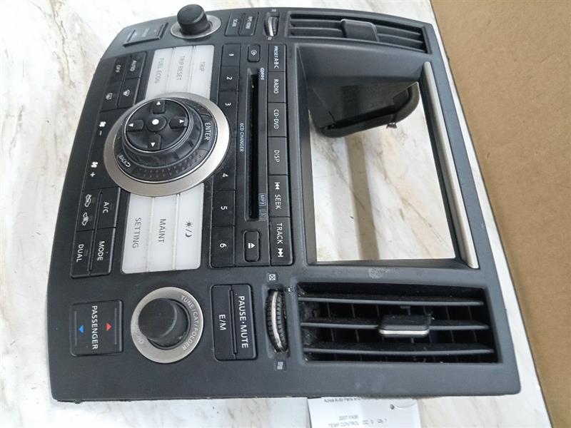 2007 INFINITI FX SERIES TEMP CONTROL - 136590 — photo 2