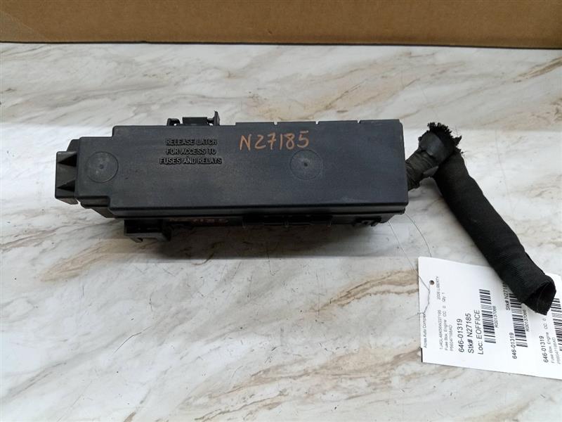 2006 JEEP LIBERTY 6cyl Gasoline 3.7 Fuse Box, Engine - 137066