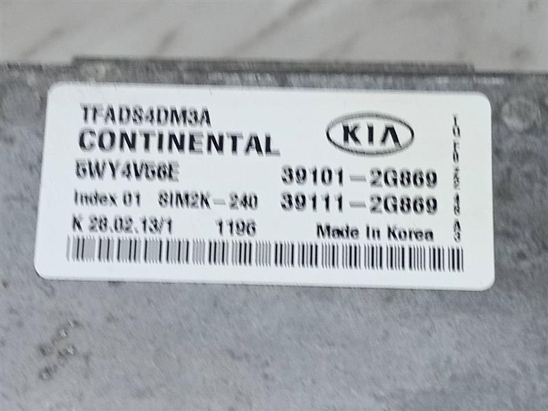 2013 KIA OPTIMA 4cyl Gasoline 2.4 Eng/Motor Cont Mod - 137713 — photo 3