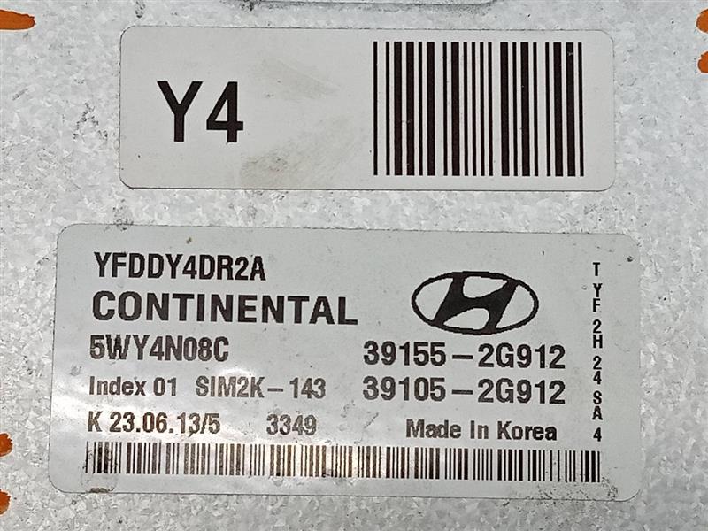2013 HYUNDAI SONATA 4cyl Hybrid 2.4 Eng/Motor Cont Mod - 137857 — photo 4