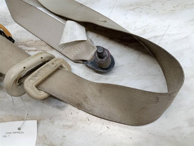 2008 SUBARU IMPREZA 4cyl Gasoline 2.5 Seat Belt, Front - 138746 — photo 2