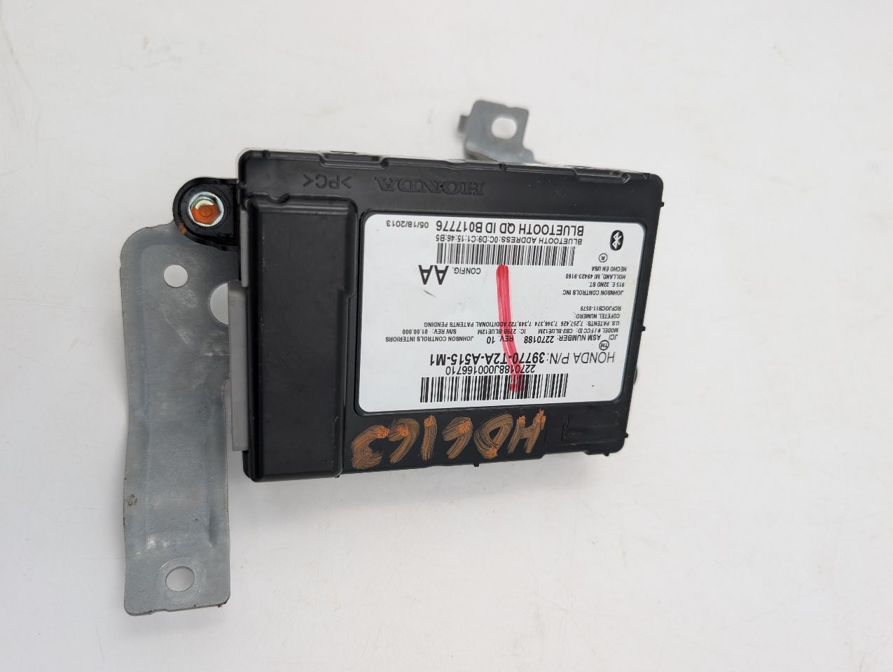 2013 HONDA ACCORD Chassis Cont Mod - 139966 — photo 5