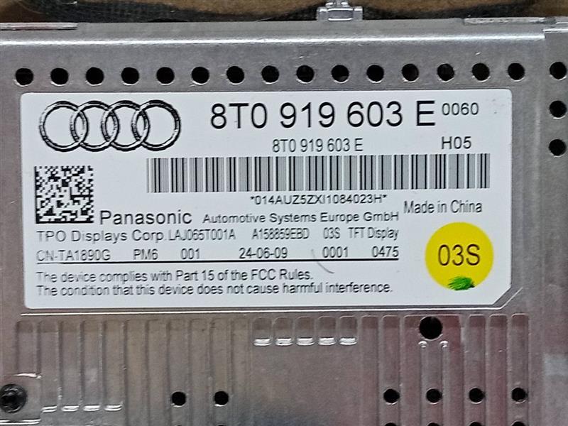 2010 AUDI A4 4cyl Gasoline Turbo 2.0 Info-GPS-TV Screen - 142703 — photo 3