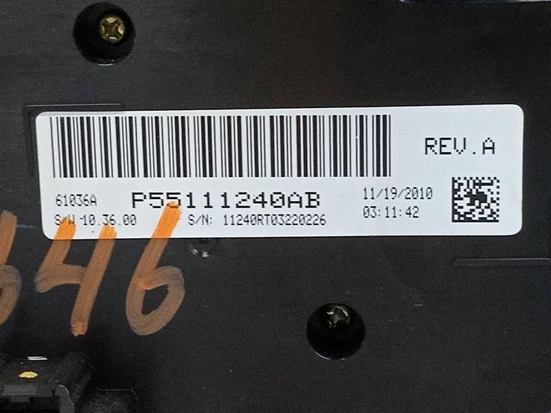 2011 DODGE CARAVAN TEMP CONTROL - 144208 — photo 5