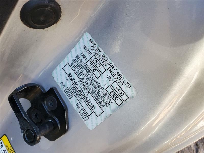 2001 JAGUAR XK8 8cyl Gasoline 4.0 BUMPER ASSY, FRONT - 145743