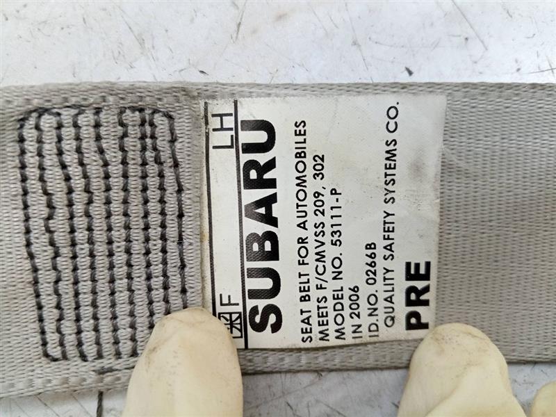 2006 SUBARU LEGACY 4cyl Gasoline 2.5 Seat Belt, Front - 146372 — photo 3