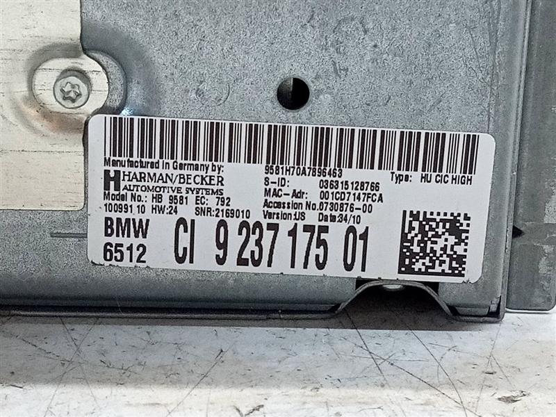 2012 BMW 528i 4cyl Gasoline Turbo 2.0 Radio Audio - 148029 — photo 2