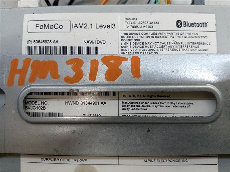 2014 LAND ROVER LR2 4cyl Gasoline Turbo 2.0 Radio Audio - 148433 — photo 5