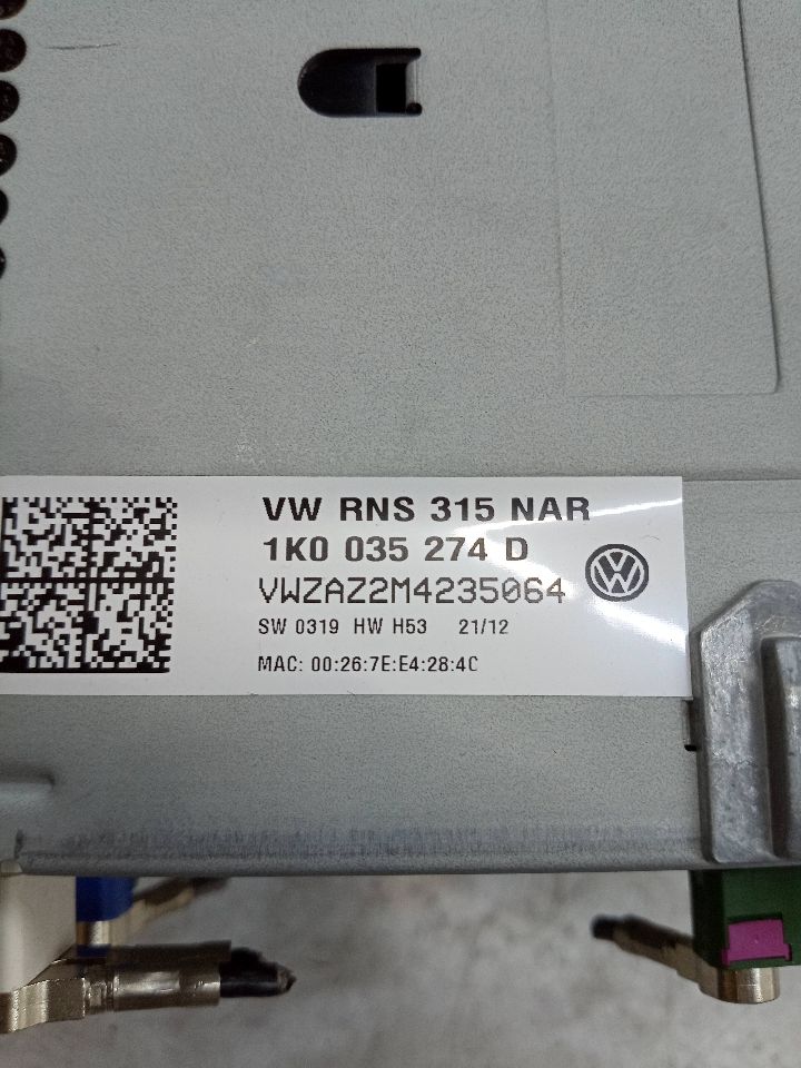 2013 VOLKSWAGEN CC 4cyl Gasoline Turbo 2.0 Radio Audio - 149027 — photo 6