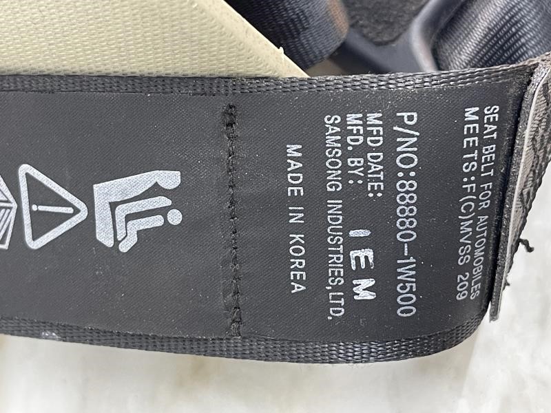 2013 KIA RIO Seat Belt, Front - 1494 — photo 3