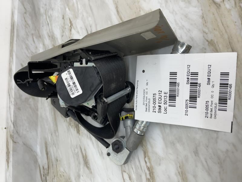 2012 CHEVROLET EQUINOX Seat Belt, Front - 1495