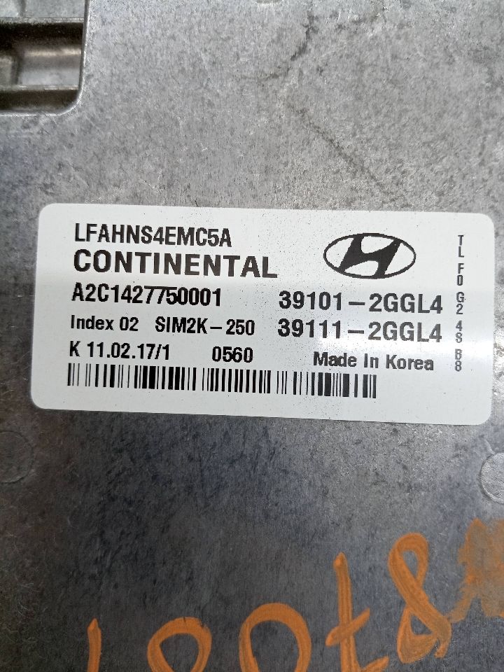 2017 HYUNDAI SONATA 4cyl Gasoline 2.4 Eng/Motor Cont Mod - 149698 — photo 3