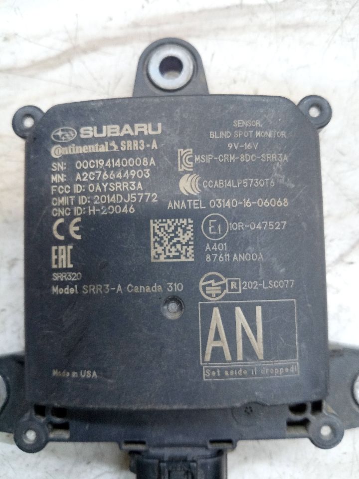 2018 SUBARU LEGACY Chassis Cont Mod - 151336 — photo 2
