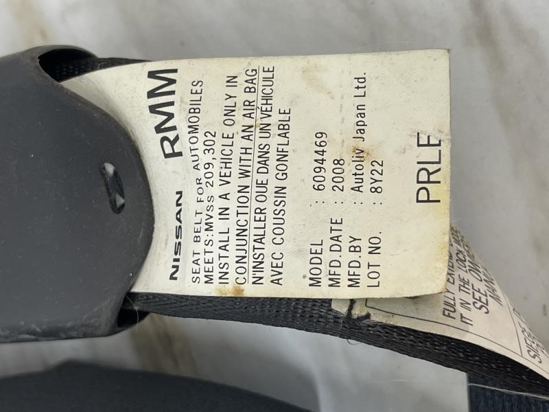 2009 NISSAN ROGUE Seat Belt, Front - 1517 — photo 3
