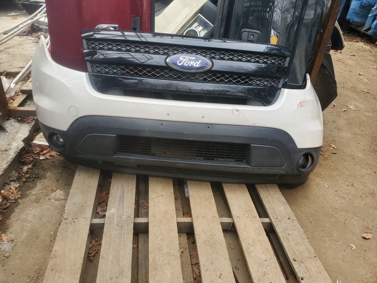 2014 FORD EXPLORER 6cyl Gasoline Turbo 3.5 BUMPER ASSY, FRONT - 153929