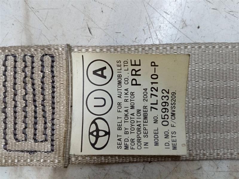 2005 TOYOTA PRIUS 4cyl Electric 1.5 Seat Belt, Front - 155968 — photo 4