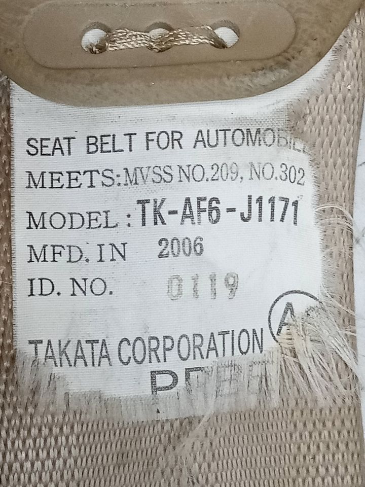 2006 HONDA CR-V 4cyl Gasoline 2.4 Seat Belt, Front - 157242 — photo 7