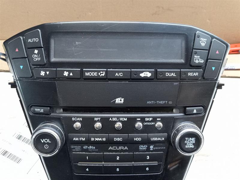 2011 ACURA MDX 3.7L 6cyl Gasoline VVT Radio Audio - 163130 — photo 5