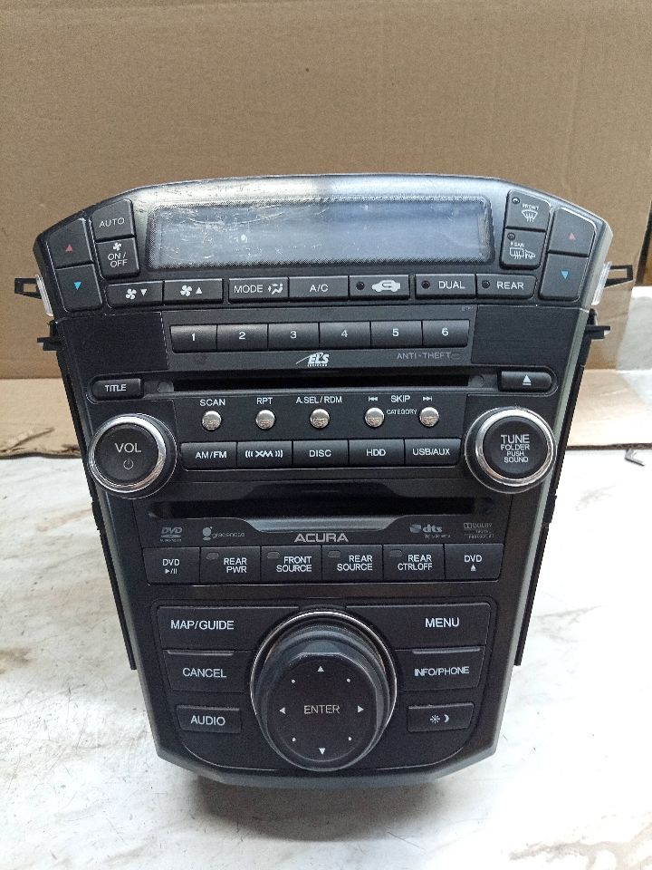 2012 ACURA MDX 3.7L 6cyl Gasoline VVT Radio Audio - 166337