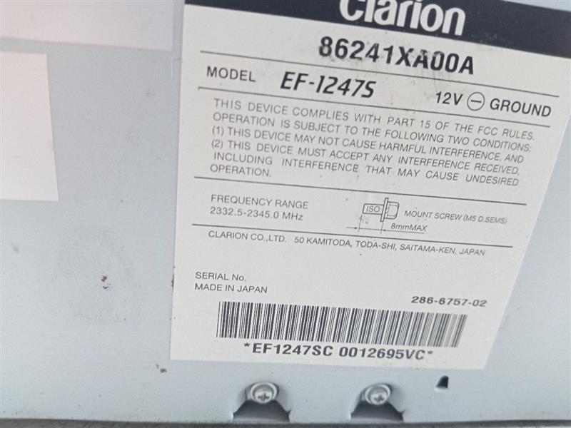 2008 SUBARU TRIBECA 6cyl Gasoline 3.6 Radio Audio - 169925 — photo 8