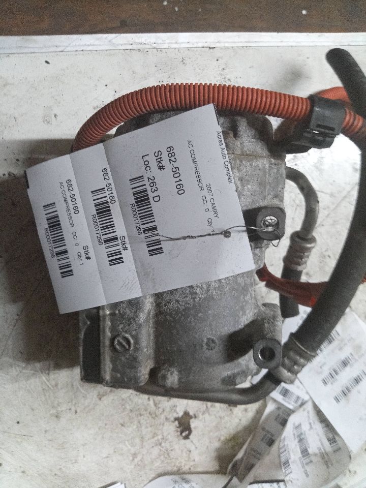 2007 TOYOTA CAMRY AC COMPRESSOR - 17298 — photo 1