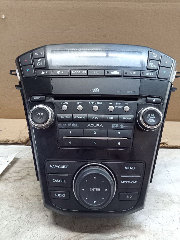 2011 ACURA MDX 3.7L 6cyl Gasoline VVT Radio Audio - 174487