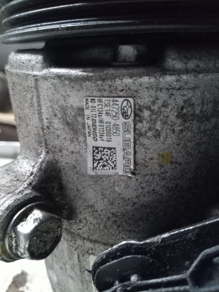 2020 SUBARU LEGACY AC COMPRESSOR - 17519 — photo 3