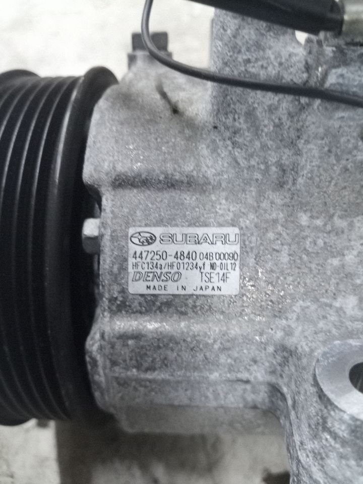2020 SUBARU LEGACY 2.4L 4cyl Turbo Gasoline AC COMPRESSOR - 17522 — photo 4