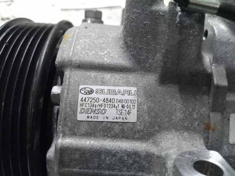 2020 SUBARU LEGACY AC COMPRESSOR - 17524 — photo 2