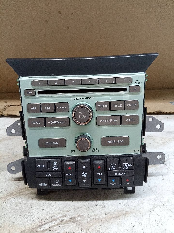 2011 HONDA PILOT 6cyl Gasoline 3.5 Radio Audio - 176649