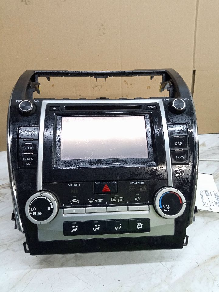 2012 TOYOTA CAMRY 4cyl Gasoline 2.5 DOHC Radio Audio - 176916