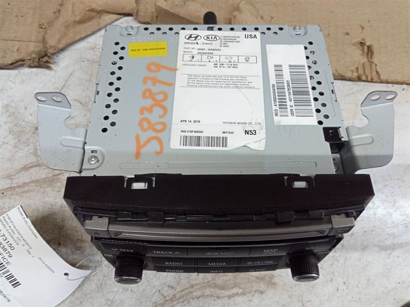 2015 HYUNDAI AZERA 6cyl Gasoline 3.3 Radio Audio - 177264 — photo 2