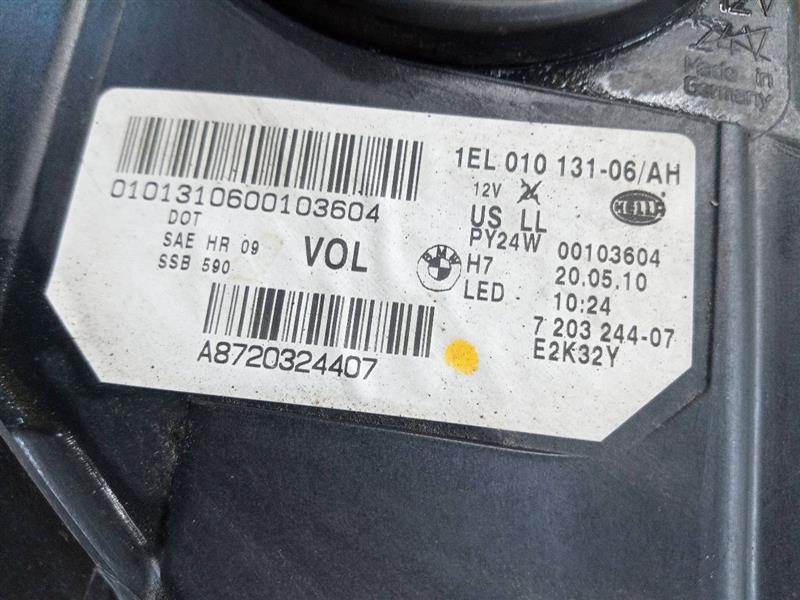 2011 BMW 528i 6cyl Gasoline 3.0 Right HEADLAMP ASSEMBLY - 178055 — photo 3
