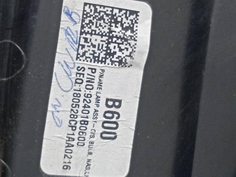 2018 KIA FORTE Left TAIL LAMP - 17822 — photo 3