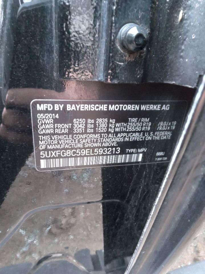 2014 BMW X6 8cyl Gasoline Turbo 4.4 Parts Cars Trucks - 182476