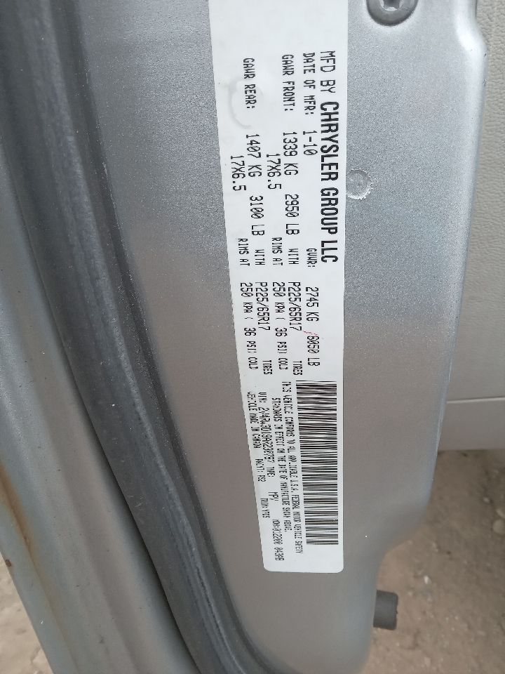 2010 VOLKSWAGEN ROUTAN 6cyl Gasoline 3.8 Parts Cars Trucks - 182688