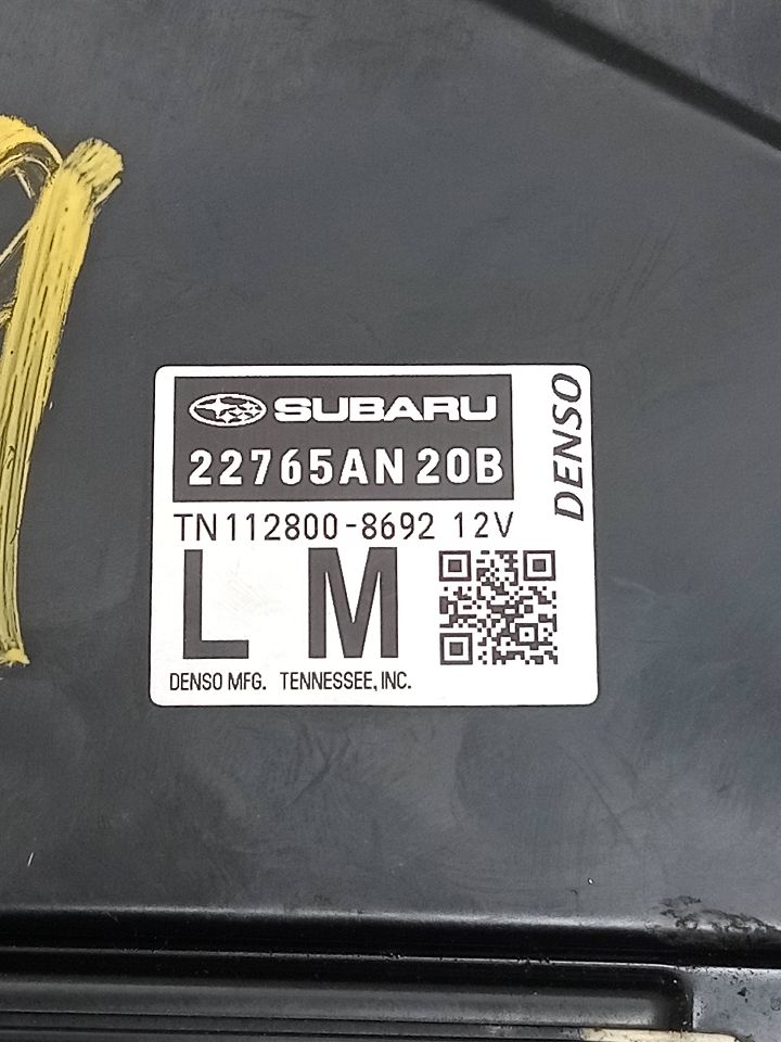 2020 SUBARU LEGACY Eng/Motor Cont Mod - 18345 — photo 4