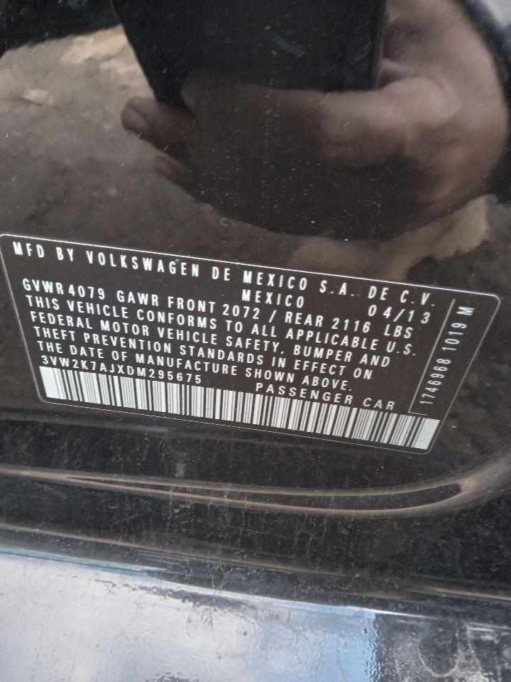 2013 VOLKSWAGEN JETTA 4cyl Gasoline 2.0 Parts Cars Trucks - 183561
