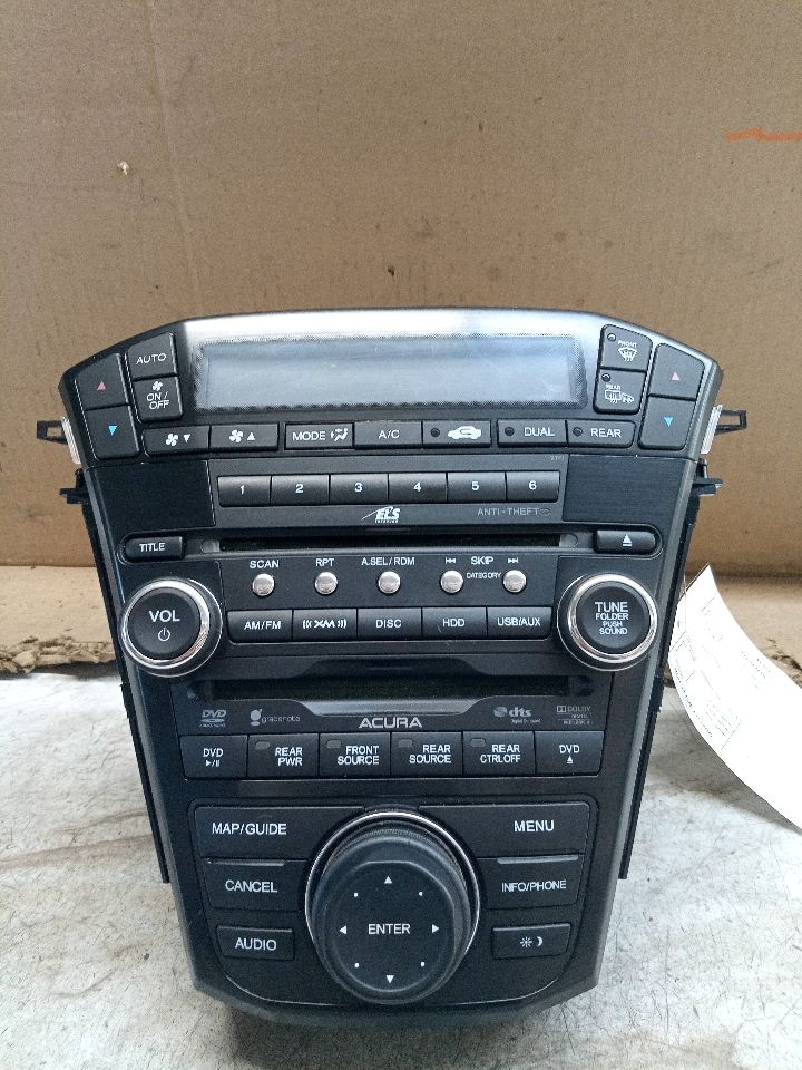 2010 ACURA MDX 3.7L 6cyl Gasoline VVT Radio Audio - 183616