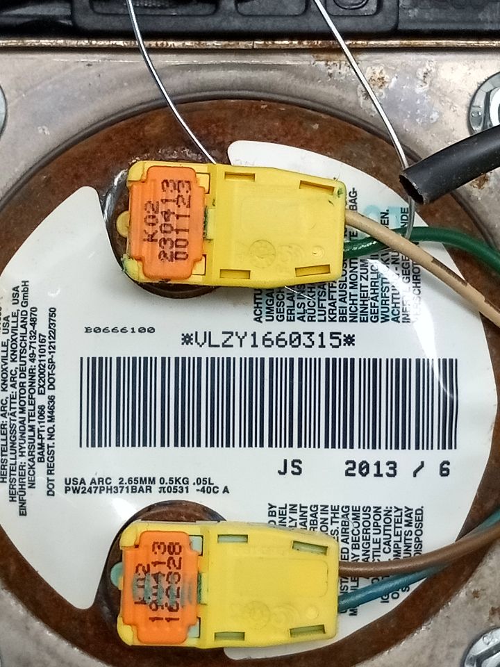 2013 HYUNDAI ELANTRA Left AIR BAG - 18520 — photo 4